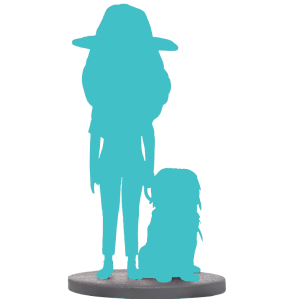 Фигура с домашен любимец и персонализиране